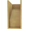 Ekena Millwork 12"W x 24"D x 24"H Classic Clemmons Rough Cedar Woodgrain TimberThane Corbel, Primed Tan CORUR12X24X24CLERCPR - alternate 3